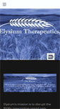 Mobile Screenshot of elysiumrx.com